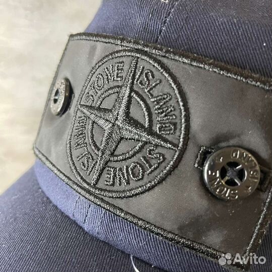 Бейсболка stone island новая синяя