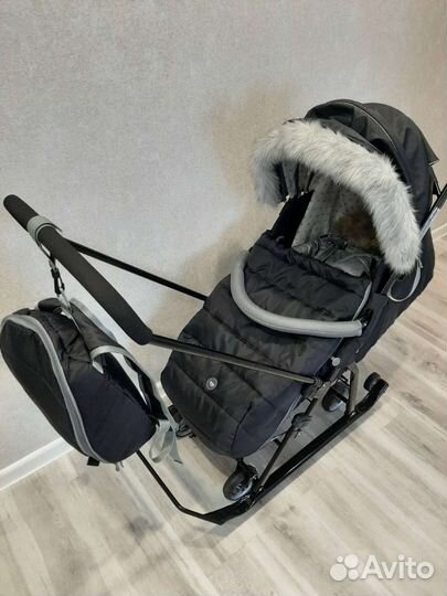 Санки коляска nika 7-5sk