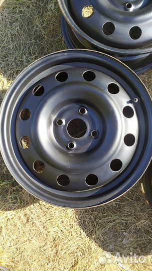 Штампованные диски r15 на kia rio