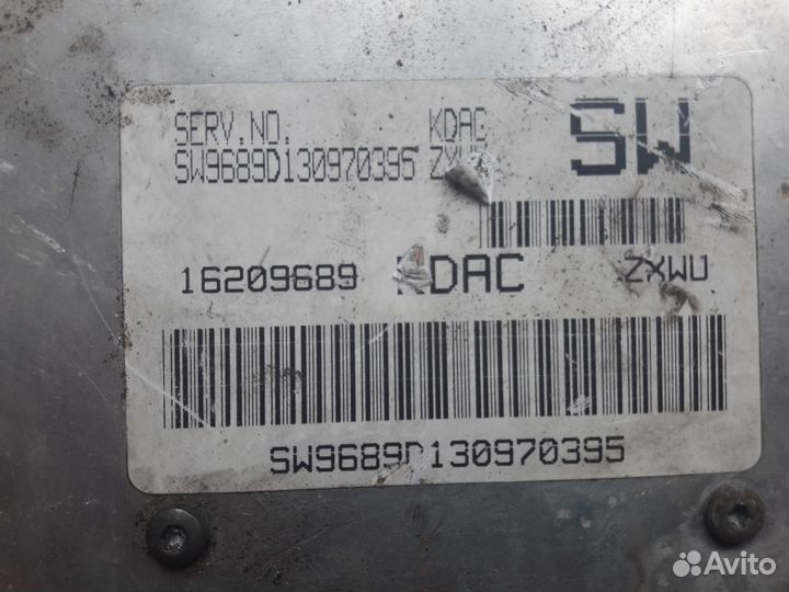 Блок управления для Daewoo Nexia 16209689