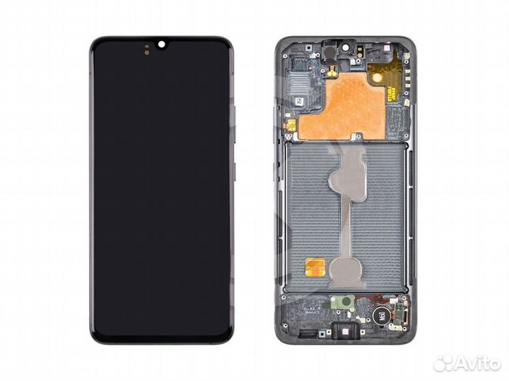 Дисплей Samsung SM-A908FD черный+рамка Orig