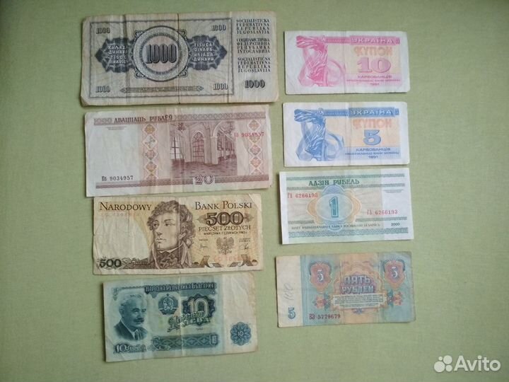 Банкноты разных стран мира