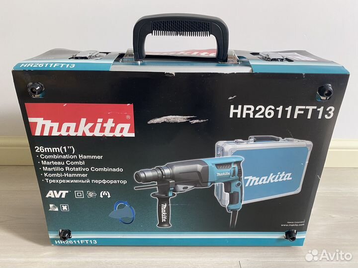 Трехрежимный перфоратор Makita HR2611FT13