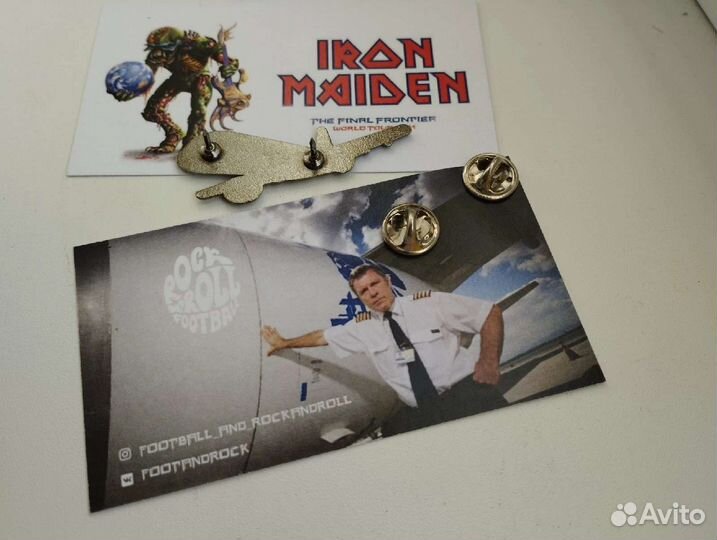 Значок Боинг Iron Maiden Ed Force One 2011