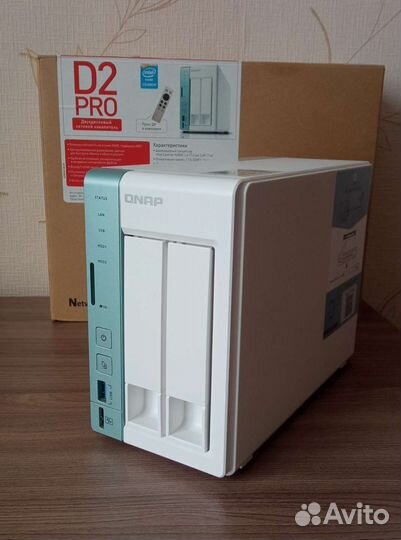 Сетевой накопитель qnap D2 Pro с допами
