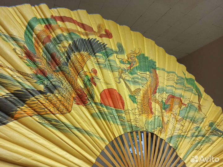 Веер настенный, китайский веер, декор