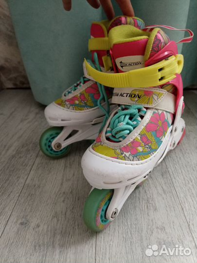 Роликовые коньки детские раздвижные 26-29
