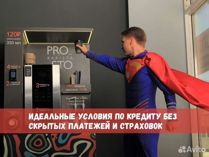 Кофейня самообслуживания в кредит выгодный процент