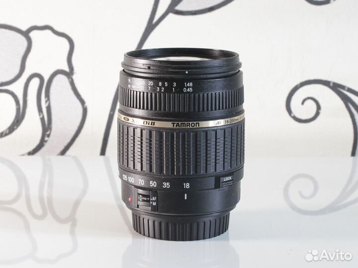 Объектив Tamron AF 18-200mm f3.5-6.3 Di ll (Canon)