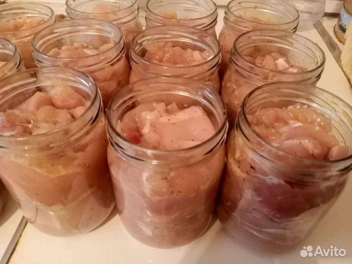 Тушенка Филе цыпленка, цыпленок в С/С