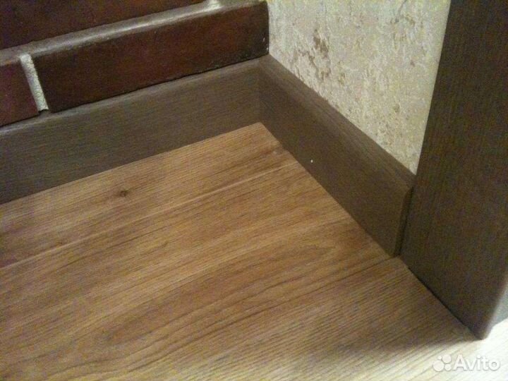 Установка плинтуса мдф