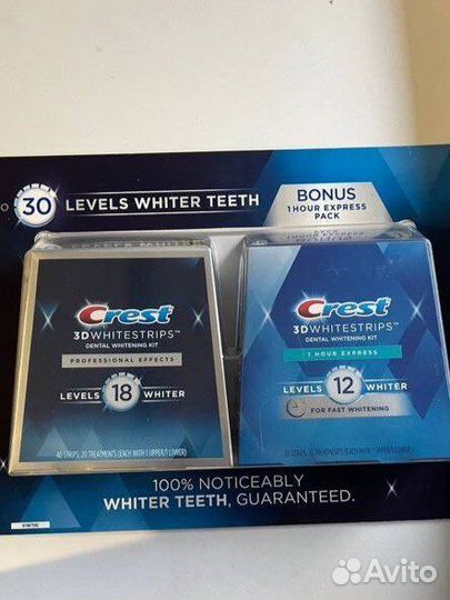 Crest отбеливающие полоски 2шт Система отбеливания