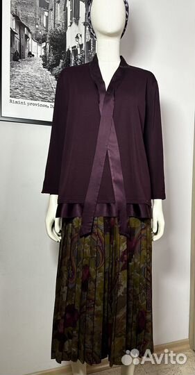 Marccain элегантная блуза с шелком 50-54