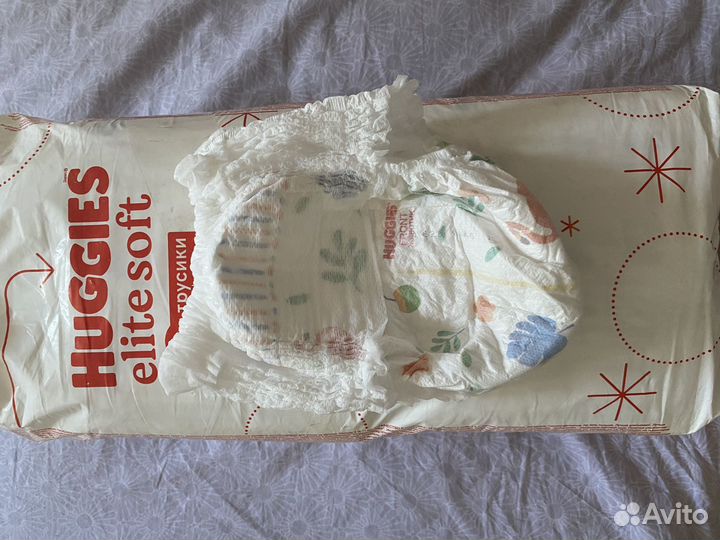 Подгузники трусики huggies elite soft 3