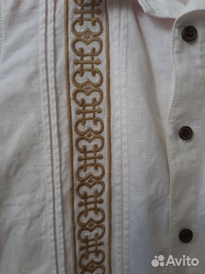 Рубашка льняная мальчику
