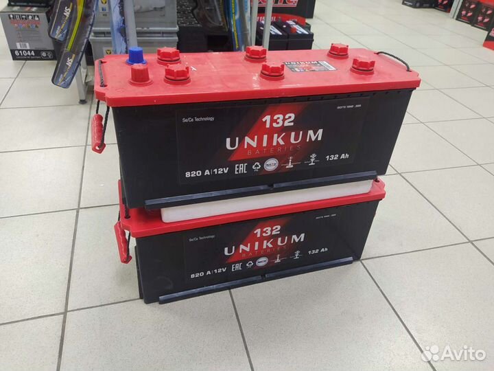 Аккумулятор Unikum 132 Ач. Новый. Доставка