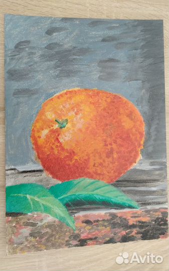 Картина маслом на картоне