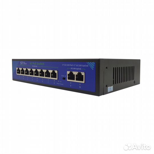 Коммутатор на 8 PoE портов ST-S85POE(2M/96W/А) PRO