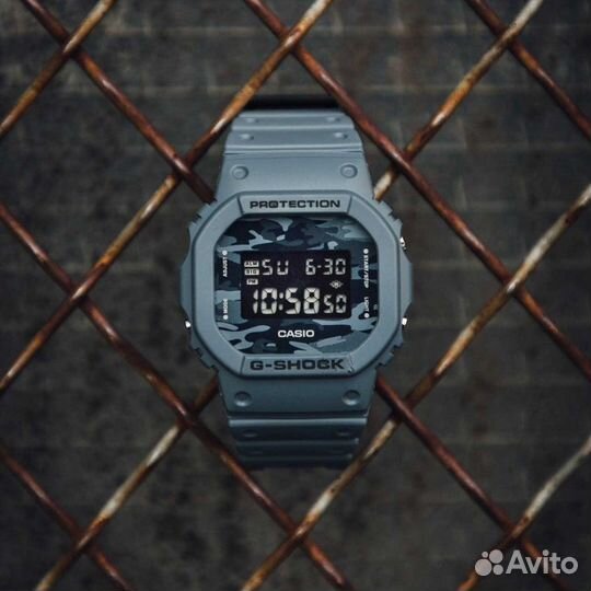 Часы наручные casio G-shock DW-5600CA-2E камуфляж