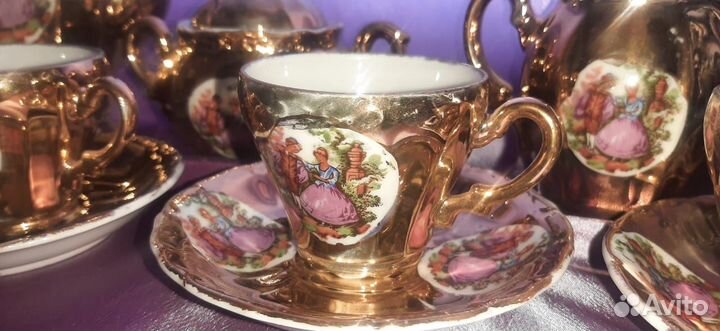 Сервиз кофейный позолоченный (Иран 1968г)