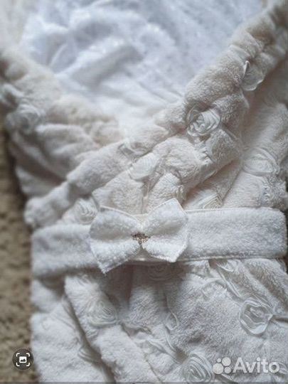 Одеяло-конверт на выписку, теплый