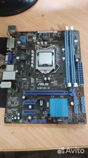 Материнская плата с процессором