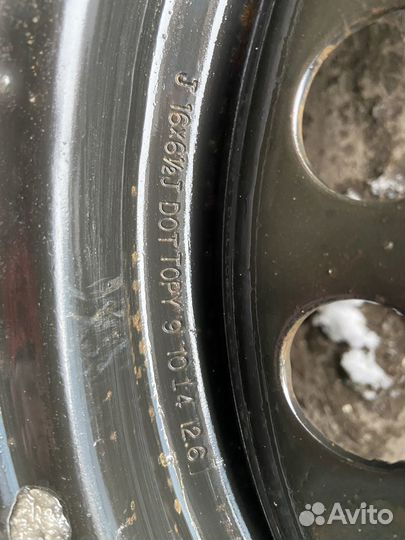 Штампованные диски r16 5x114 3