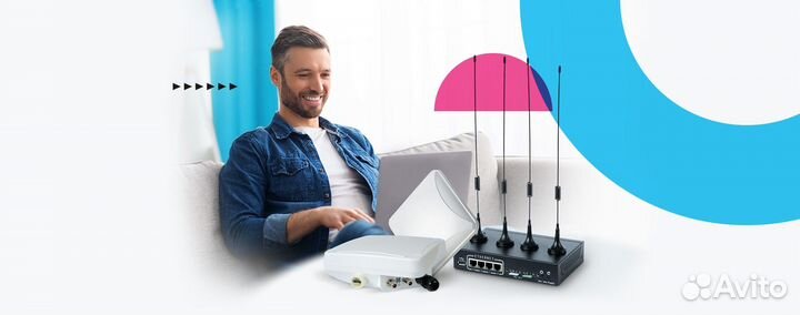 Комплект оборудования интернета в частный дом