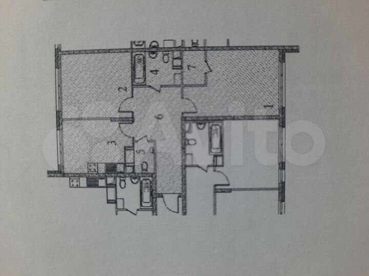 2-к. квартира, 67 м², 7/12 эт.