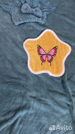 Банное полотенце с шапочкой