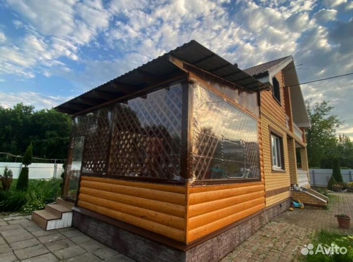 Мягкие окна для беседок / бесплатный замер