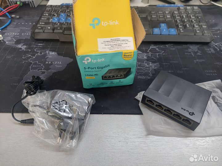 Настольный коммутатор с 5 гигабитными портами TP-L