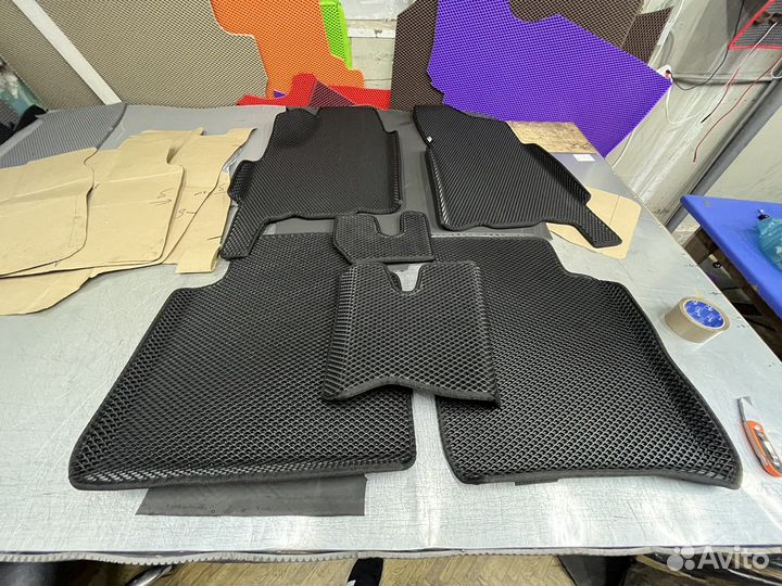 Eva коврики 3D и Ева Эво коврики 3Д с бортами