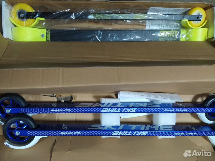 Лыжероллеры start 71 mm, ski time
