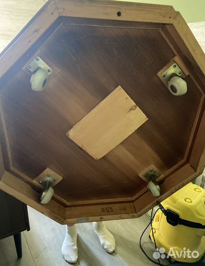 Стол восьмиугольный рижский мебельный комбинат