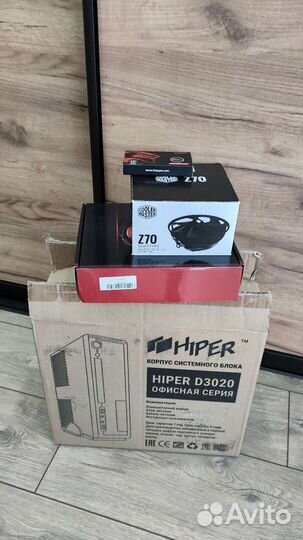 Компьютер Intel 6ядер/8gb/nvme256gb/hd6570