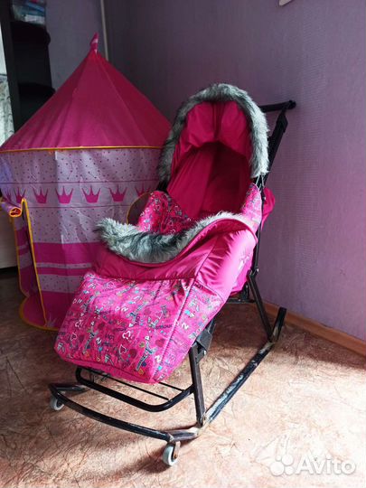 Санки-коляска