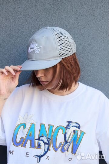 Кепка Панелька Nike SB Out Grey Neylon