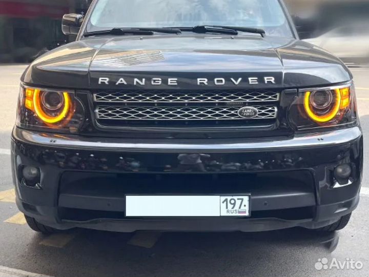 Фары Range Rover Sport L320 в стиле Defender