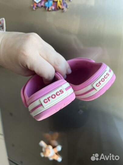 Crocs сабо для девочки 14-15,5 см