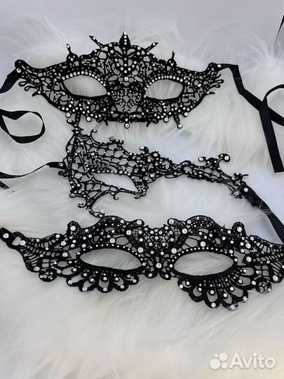 Сверкающая карнавальная маска Таинственная ты