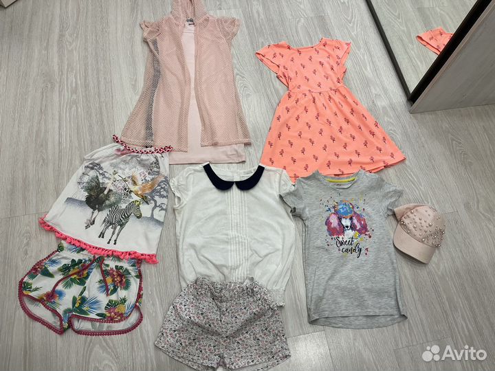 Вещи пакетом на девочку 128-134 см
