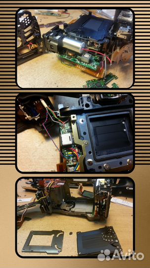 Ремонт цифровой фототехники, объективов, чистка