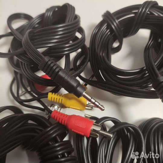 Кабель переходник 3rca- jack3.5