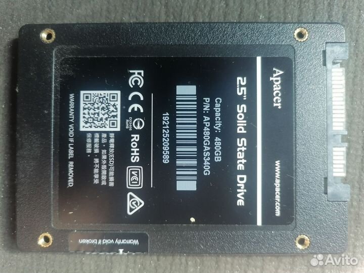 Жесткий диск ssd 480 и 512 гб