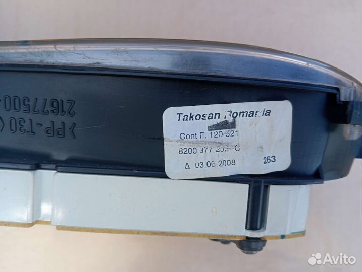Панель приборов Renault Logan 1