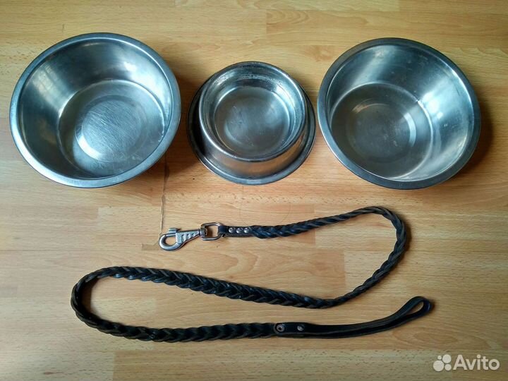 Намордник на овчарку поводок и миска для собак