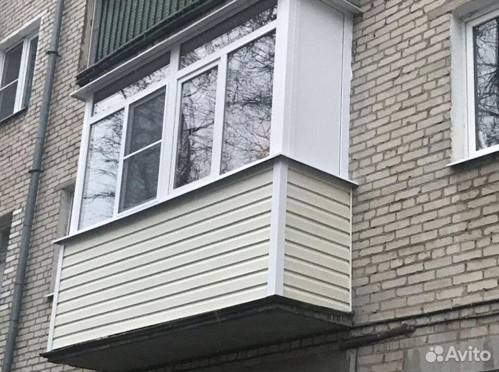 Остекление балконов и лоджий в рассрочку R6934