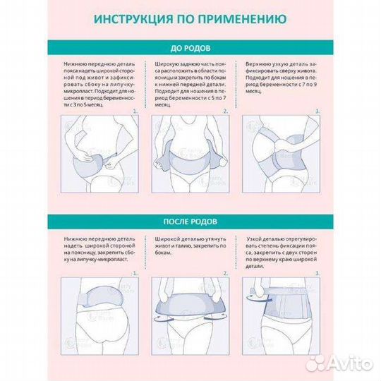 Бандаж для беременных 4 в 1