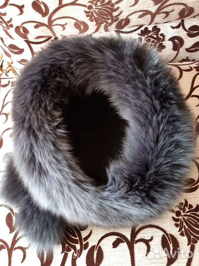 Меховая шапка из песца